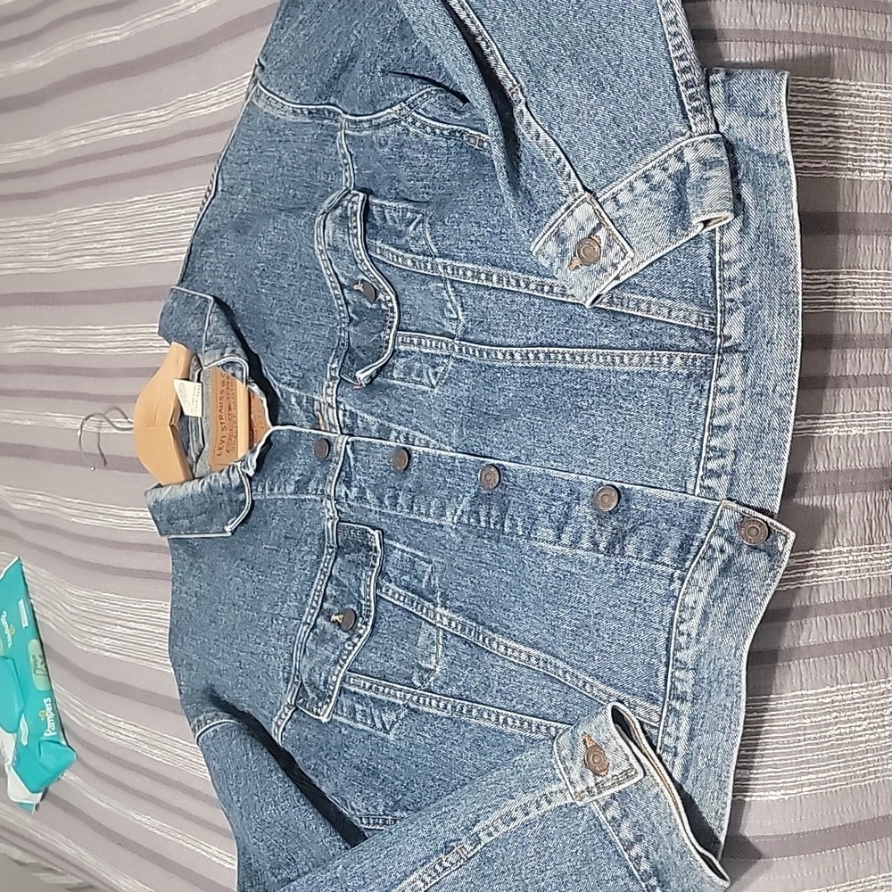 Vintage large jean jacket levis medium y2k